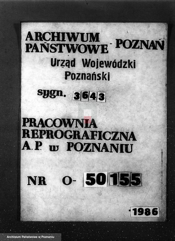 Obraz 1 z jednostki "/Nadzór nad gospodarką w lasach majątku Lubień-Helowskie w powiecie nowotomyskim"
