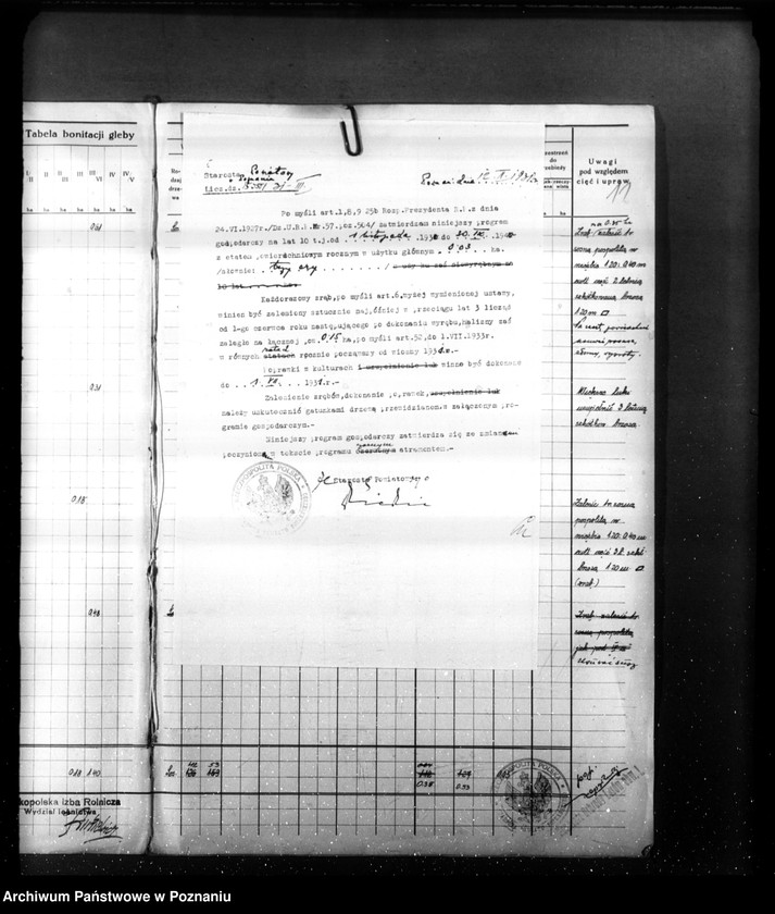 Obraz 14 z jednostki "Program urządzenia gospodarstwa leśnego lasu St. A i M Kaczmarków w gminie Gołuski powiat poznański 1930-1940"