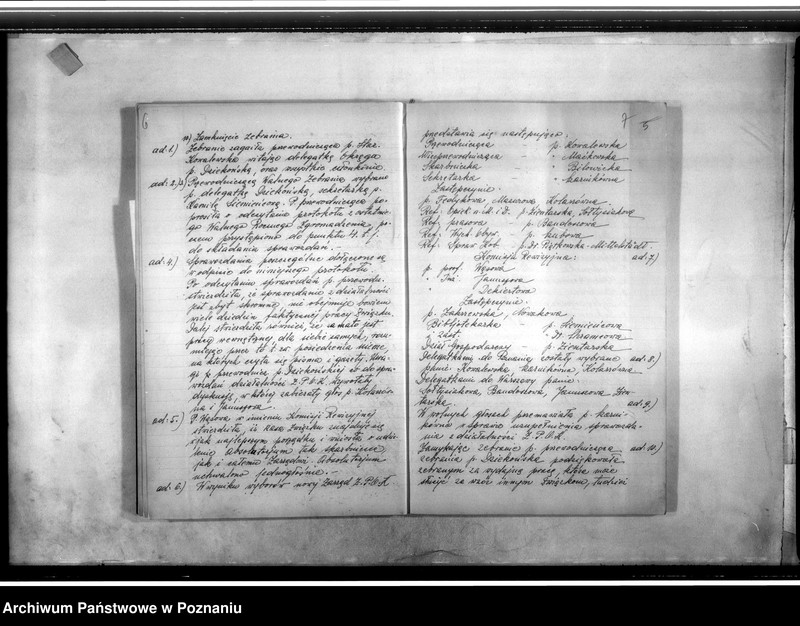 Obraz 7 z jednostki "Protokolarz zebrań, statut"