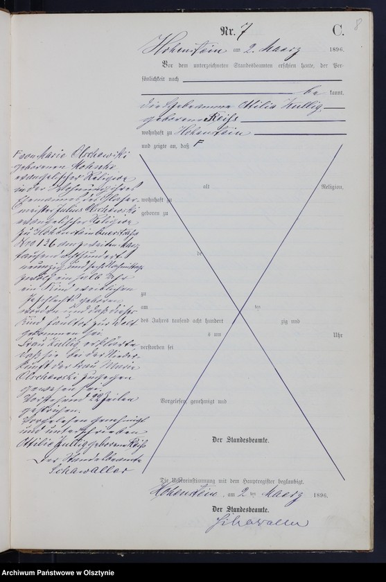 image.from.unit.number "Sterbe-Neben-Register Nr 1 - 72"