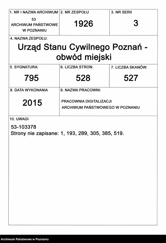 Obraz 1 z jednostki "Księga małżeństw tom I"