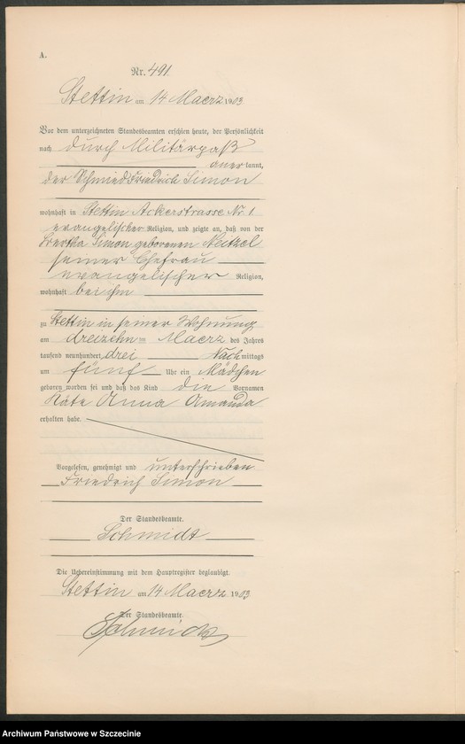 image.from.unit.number "Geburts-Register (Neben-Register) Band II"