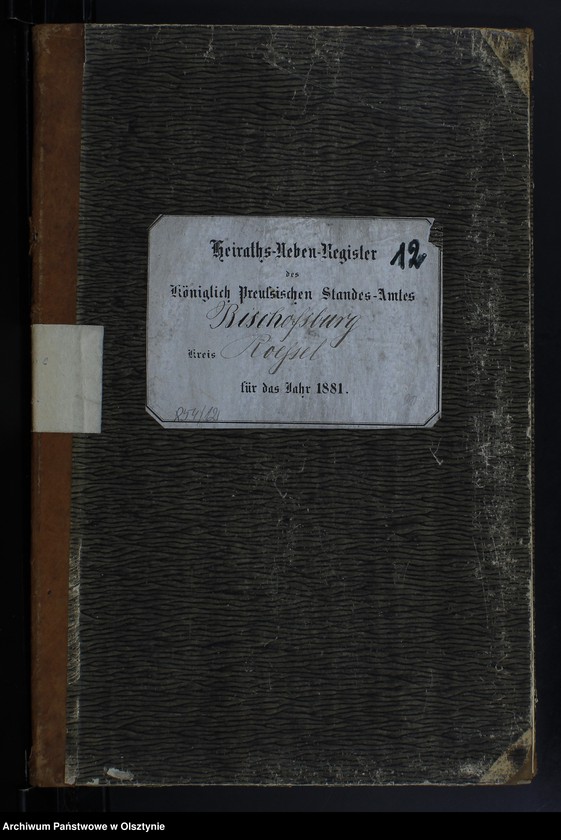 image.from.unit.number "Heiraths-Neben-Register Nr 1 - 26"