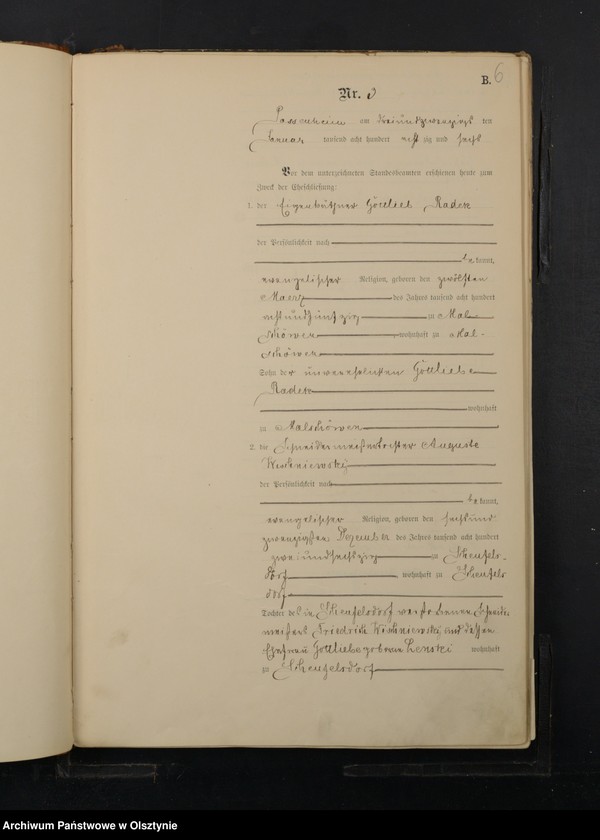 image.from.unit.number "Heiraths-Haupt-Register Nr 1 - 60"