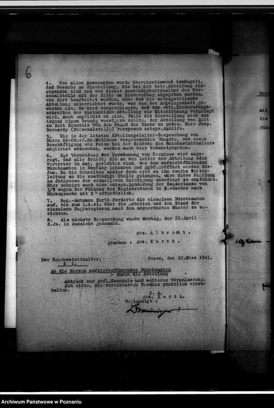 Obraz 10 z jednostki "Besprechungen mit den aufsichtsführenden Bürobeamten"