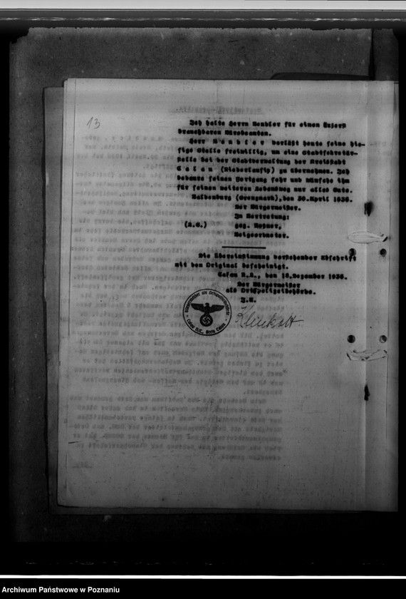 Obraz 17 z jednostki "Wendler, Hans - komisarz obwodowy"