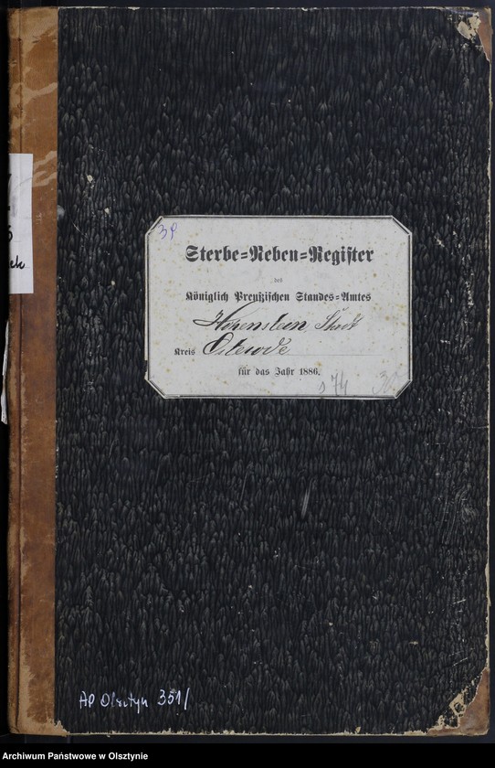 image.from.unit.number "Sterbe-Neben-Register Nr 1 - 73"