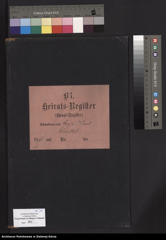 image.from.unit.number "Heirats-Haupt-Register Standesamt Sagan Land"