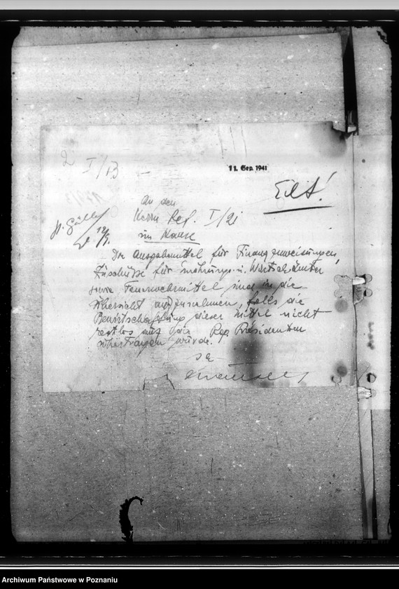 Obraz 6 z jednostki "Kirchenbücher - Gausippenamt. Verwaltung der Landkreise. Landesplannungen. Polenpolitik. Todesursachenbezeichnung. Leuchtpetroleum."