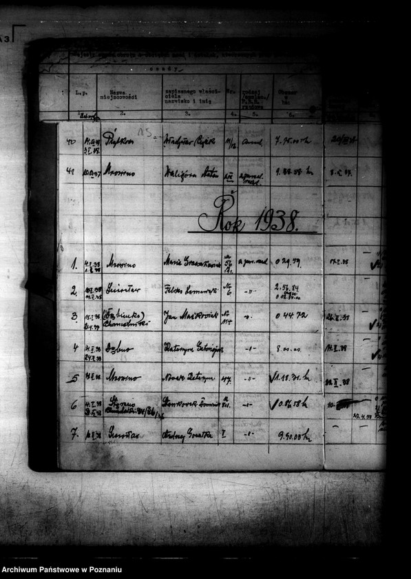 Obraz 19 z jednostki "Rejestr 12f Sprawy dotyczące działek obciążonych z art.. 54 rejestr 9f"