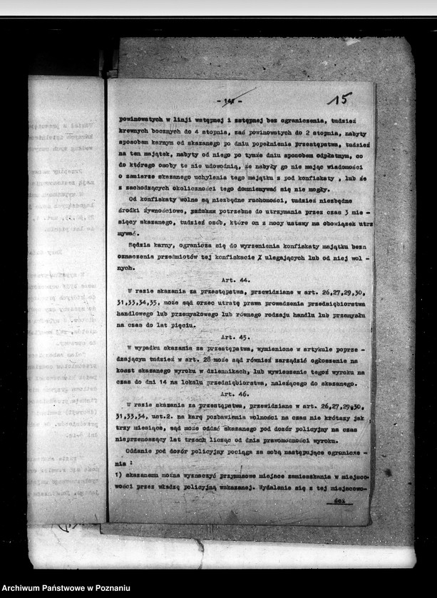 Obraz 19 z jednostki "Sprawy prawne ogólne okólniki i rozporządzenia ministerialne"