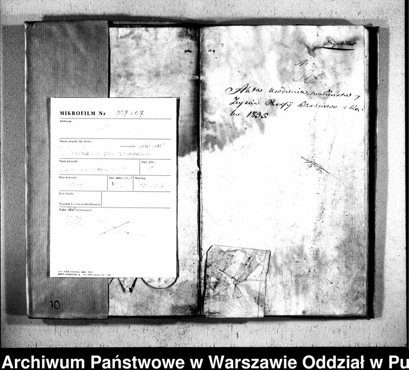 image.from.unit.number "Akta urodzeń, małżeństw i zgonów"