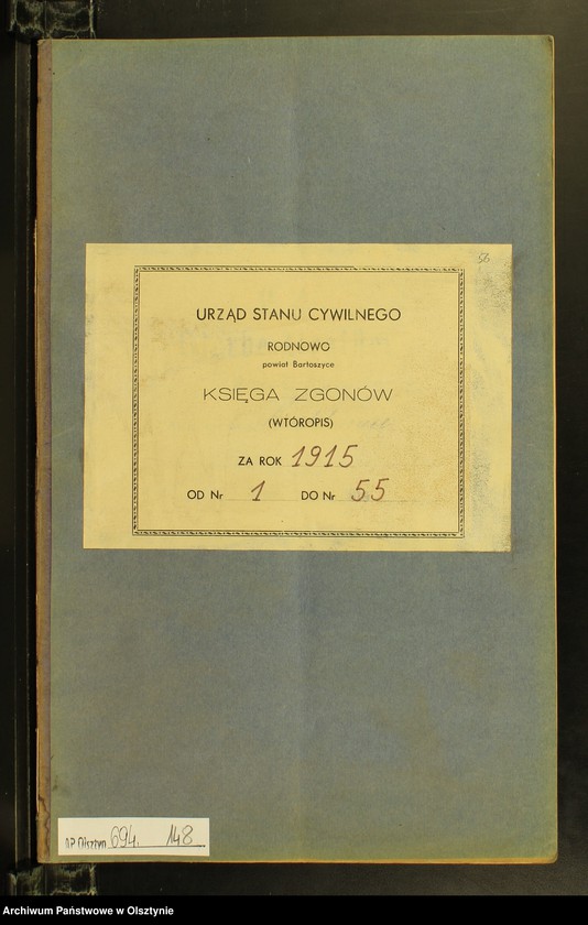 image.from.unit.number "Sterbe-Neben-Register Nr 1 - 55 [ Księga zgonów - wtóropis ]"