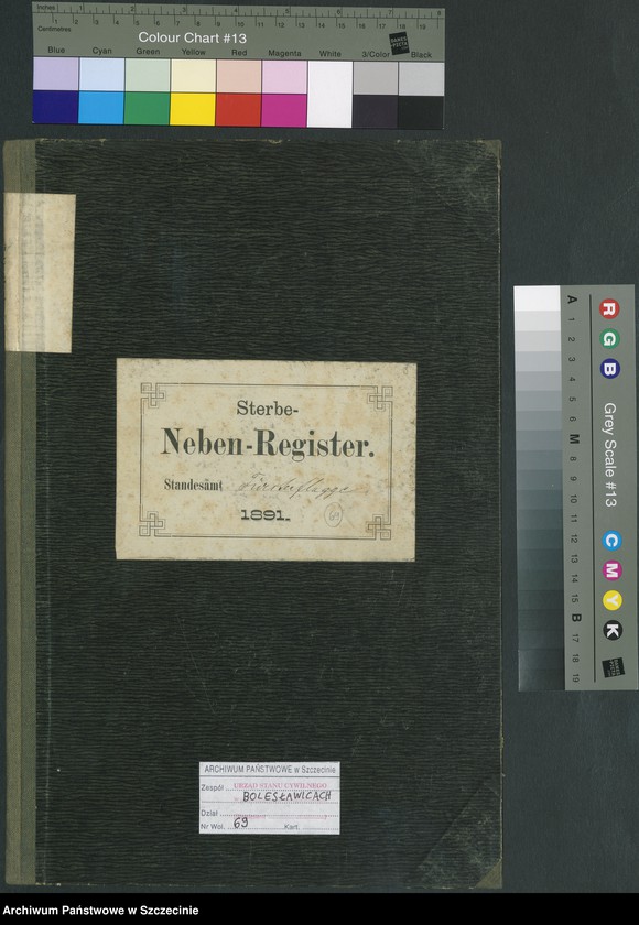 Obraz 2 z jednostki "Sterbe-Register (Neben-Register)"