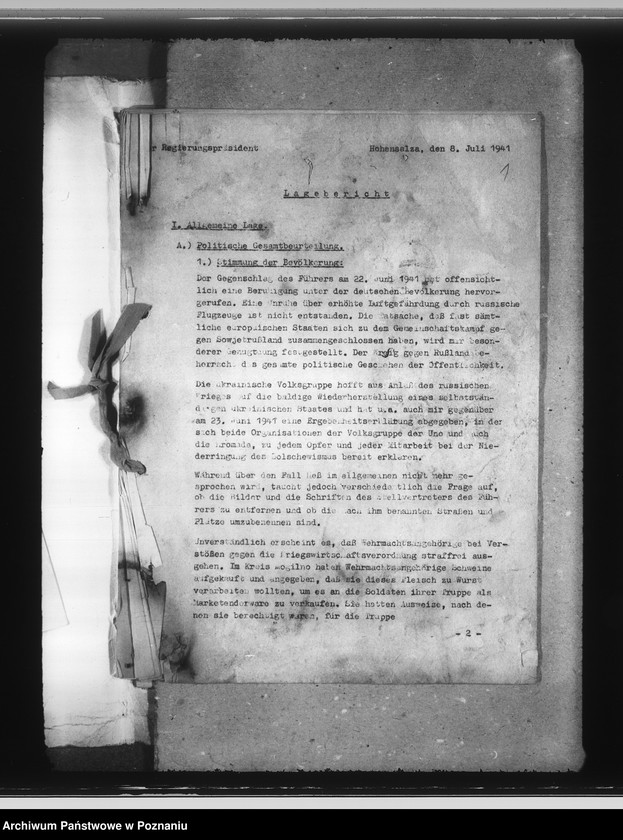 Obraz 5 z jednostki "Sprawozdanie sytuacyjne prezesa rejencji inowrocławskiej"