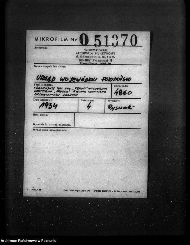 image.from.unit.number "/Francuskie Towarzystwo Akcyjne "Perun" Wytwórnia Acetylenu "Progaz" rysunki techniczne bezpieczników wodnych/"