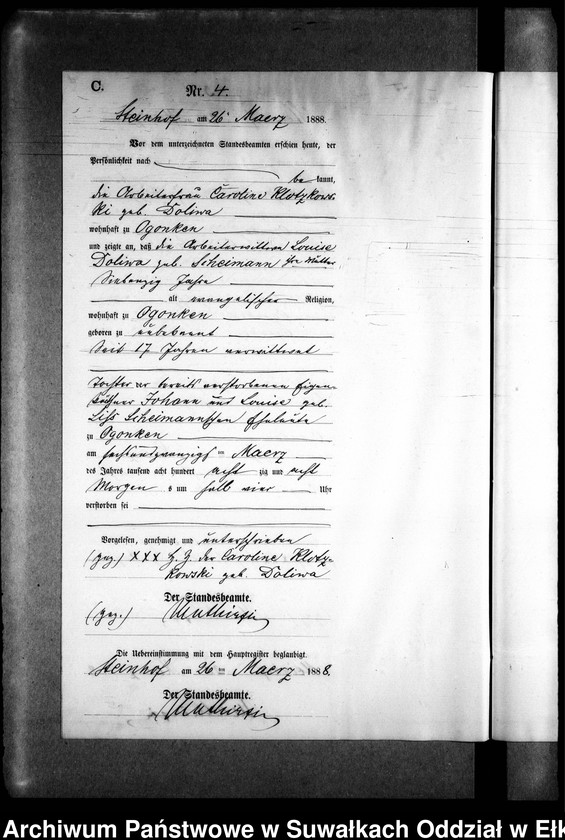 image.from.unit.number "Sterbe-Neben-Register des Preussischen Standes-Amtes Gr. Strengeln Kreis Angerburg"