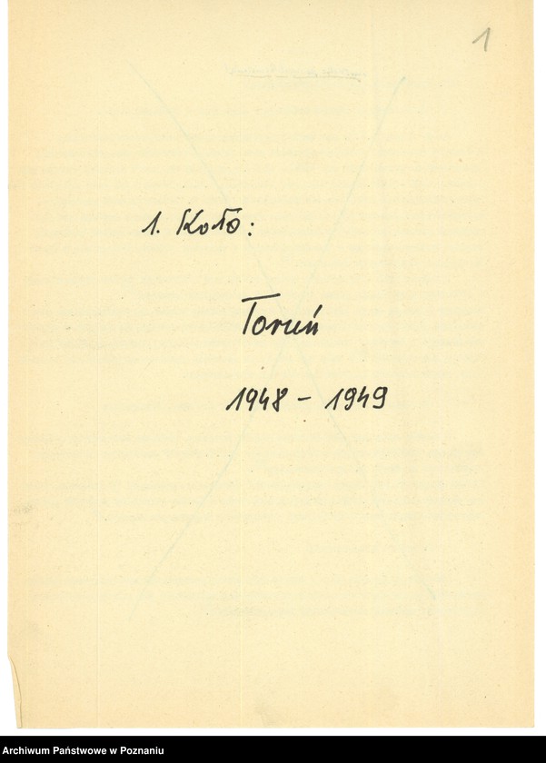 Obraz 3 z jednostki "Współdziałanie Zarządu Głównego Związku Powstańców Wielkopolskich z kołami: 1. Toruń [1948-1949] 2. Trzemeszno [1948-1949] 3. Tuchola [1949] 4. Ujście [1946-1949] 5. Wartosław [1948] 6. Wiejewo [1947] 7. Witkowo [1947] 8. Wolsztyn [1946-1949] 9. Wyrzysk [1947-1948] 10. Wysoka [1947] 11. Złotów [1947] 12. Żabikowo [1946-1949]"