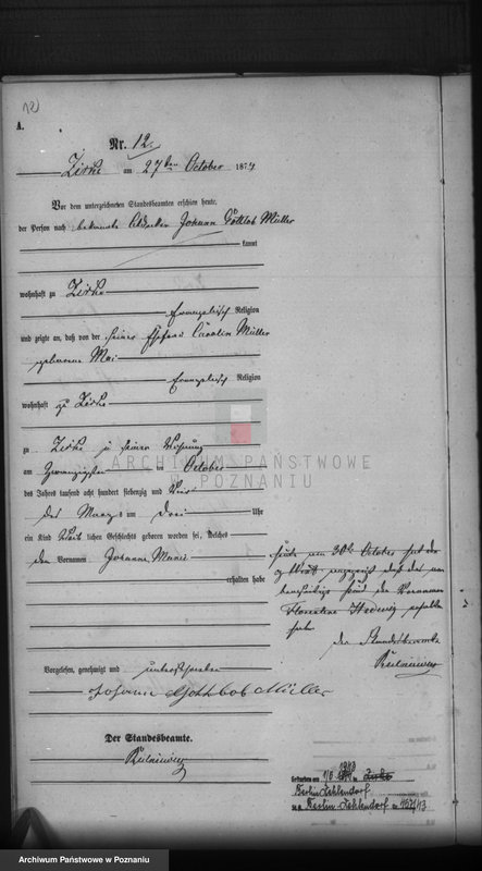 Obraz 14 z jednostki "Księga urodzeń"