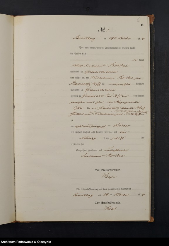 image.from.unit.number "Sterbe-Neben-Register Nr 1 - 17"