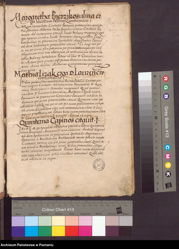 Obraz 4 z jednostki "Liber contumaciarum"