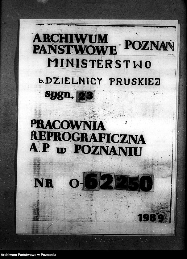 Obraz 1 z jednostki "Sprawy szczegółowo-- administracyjne. Melioracje rolne i torf."
