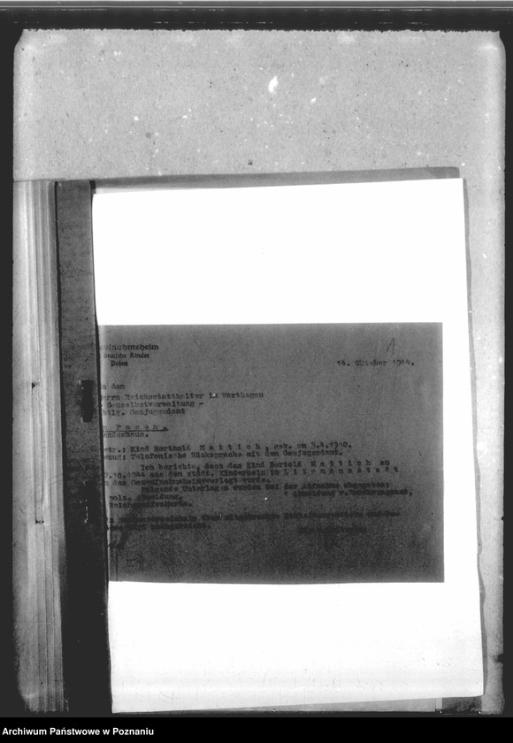 Obraz 5 z jednostki "[Akta personalne wychowanka Bertholda Mattich, ur. 3 IV 1940]."