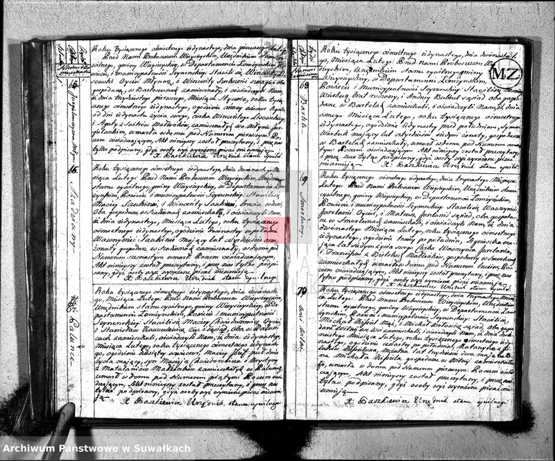 image.from.unit.number "Akta zeszłych gminy wieysieyskiey od 1-go maja 1810"