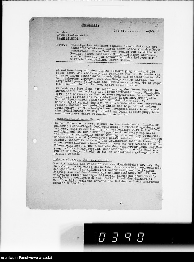 Obraz 8 z jednostki "Instandsetzung des Gettozaunes"