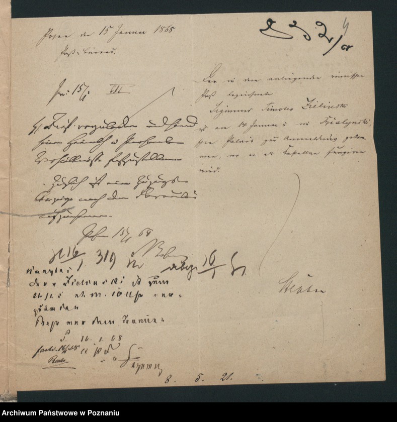 Obraz 8 z jednostki "A. betr. den polnischen Flüchtling Timotheus Zieliński"