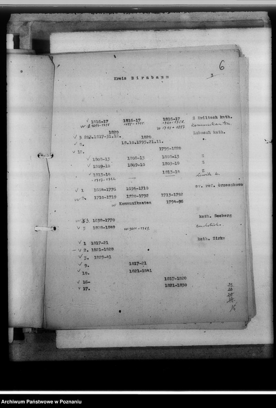 Obraz 10 z jednostki "Verzeichnis der Luftschutzmässig gesicherten Personenbücher"