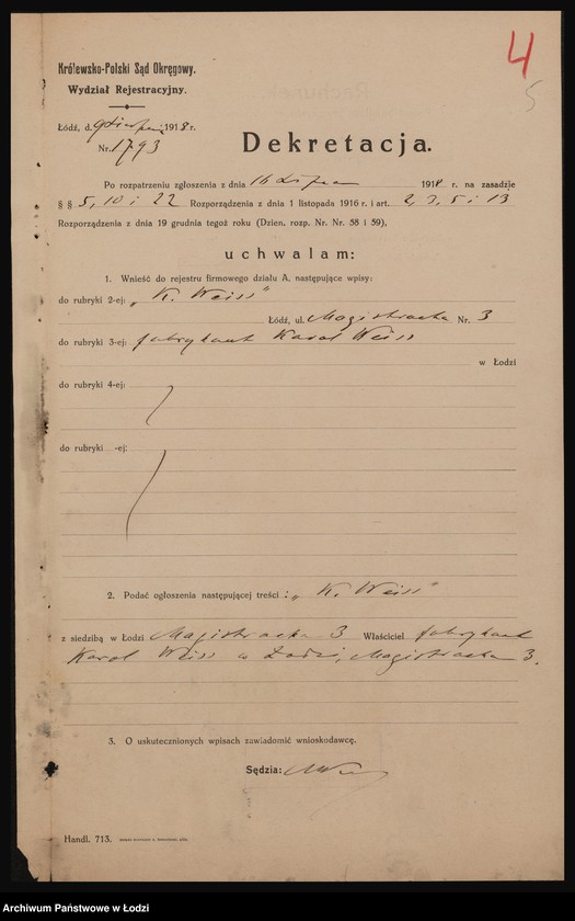 Obraz 7 z jednostki "Karol Weiss- szarpalnia bawełny"