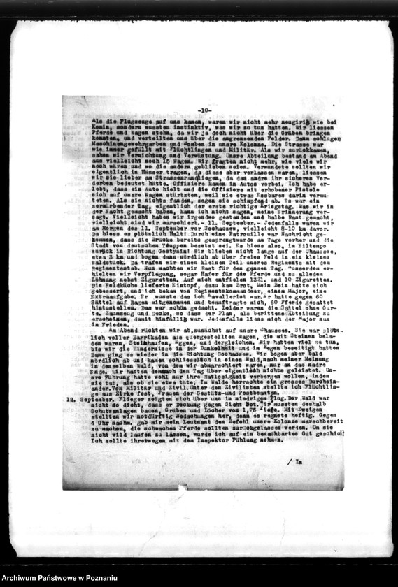 Obraz 14 z jednostki "Korespondencja prywatna dra A. Schmidta oraz wspomnienia miejscowych Niemców o wypadkach z Września 1939 roku - Herrn Dr. Schmidt"