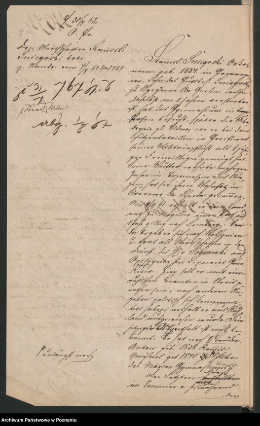 Obraz 11 z jednostki "A. betr. die Familie von Śmiegocki /Michael, Stanislaus und Anton/"