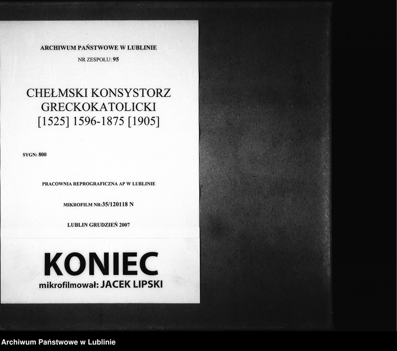 Obraz 9 z jednostki "Akta Konsystorza Chełmskiego. Nestor Horoszewicz [administrator parafii Złojec i Kosobudy, proboszcz parafii Chmielek]"