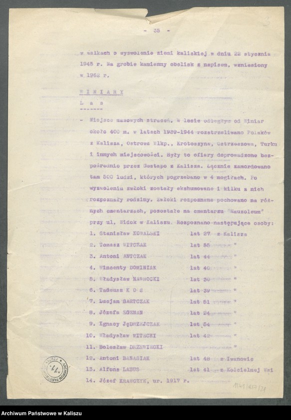 image.from.unit.number "Materiały dotyczące masowych egzekucji i ekshumacji z grobów masowych"