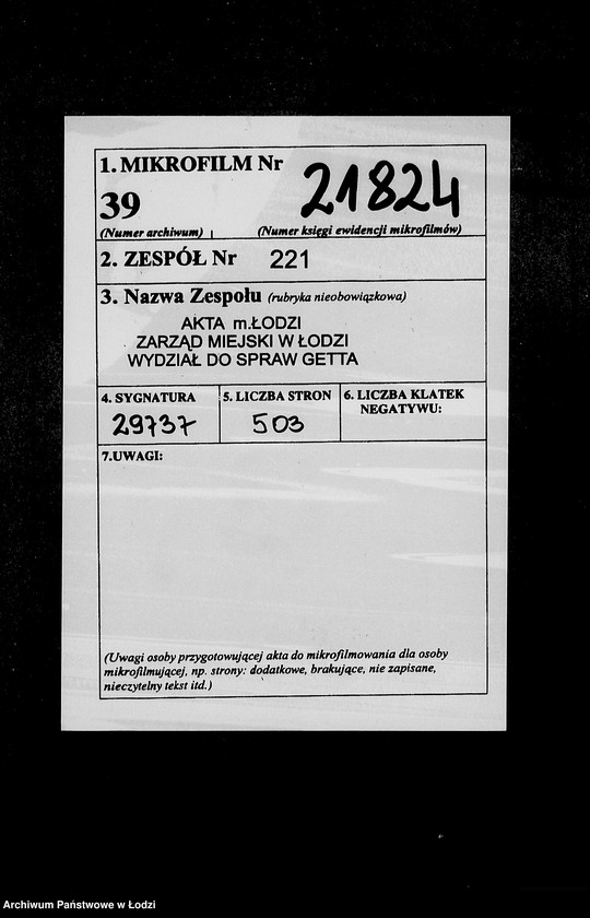 Obraz 2 z jednostki "22. Kassenbelege nr 5732- 5998"