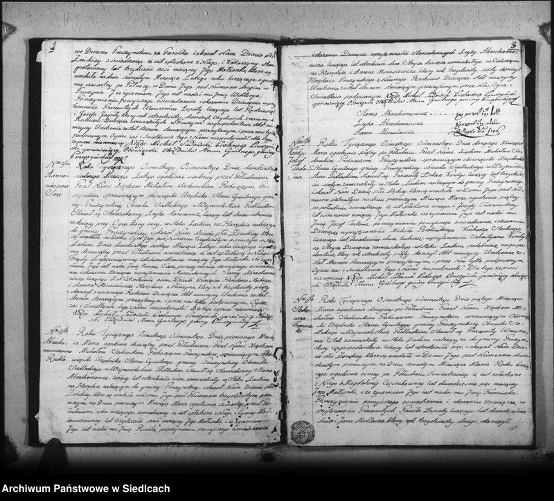 Obraz z jednostki "Akta urodzin, małżeństw, zgonów"