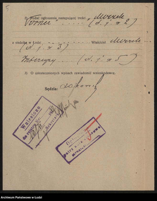 Obraz 7 z jednostki "Moszek Torner – instalacja elektryczna"