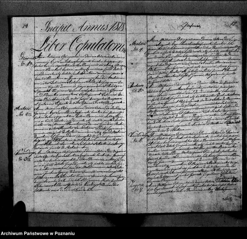 Obraz 11 z jednostki "Duplikat libri baptisatorum, copulatorum, mortuorum"