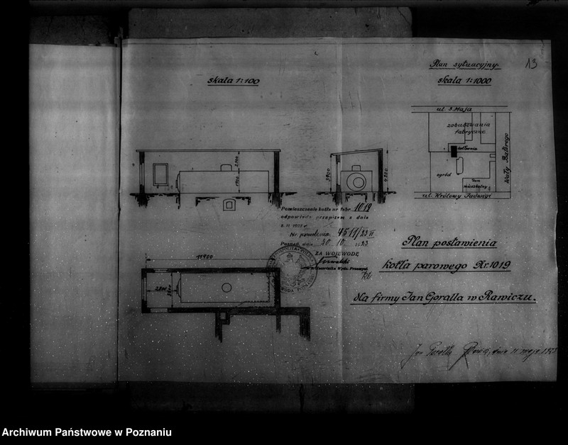 image.from.unit.number "Fabryka Tabaki J. Parałły w Rawiczu nr woj. kotła 169"