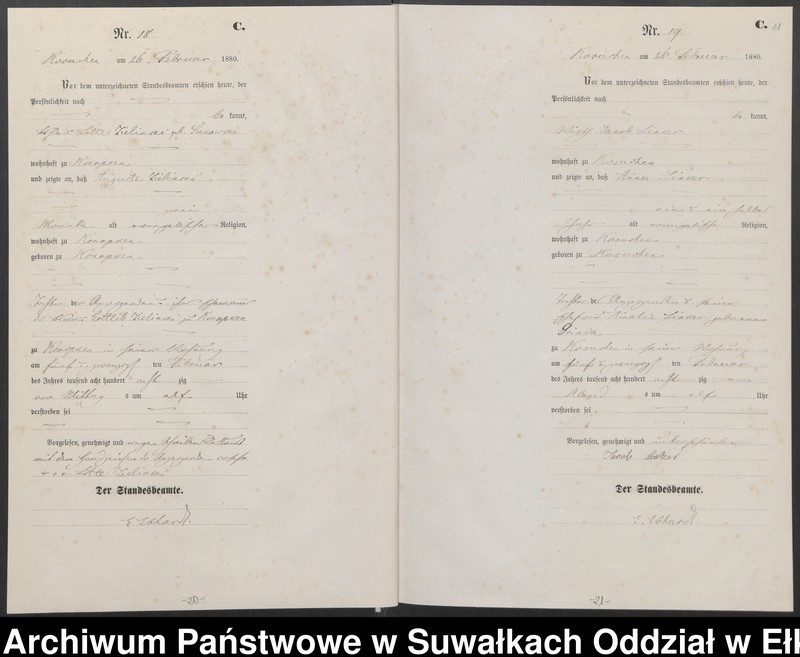 image.from.unit.number "Sterbe-Haupt-Register des Königlich Preussischen Standes-Amtes Belzonzen Kreis Johannisburg"