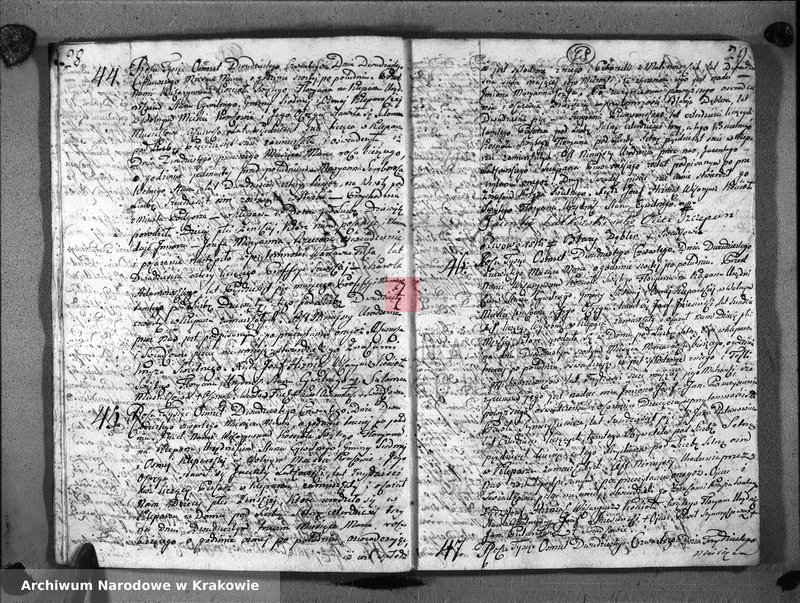 Obraz 17 z jednostki "Księga Aktów Urodzenia i Uznania dla Parafii Sgo Floryana przy Krakowie na Rok 1824"