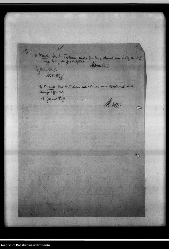 Obraz 9 z jednostki "Aufsicht über die Posensche Feuersozietät."