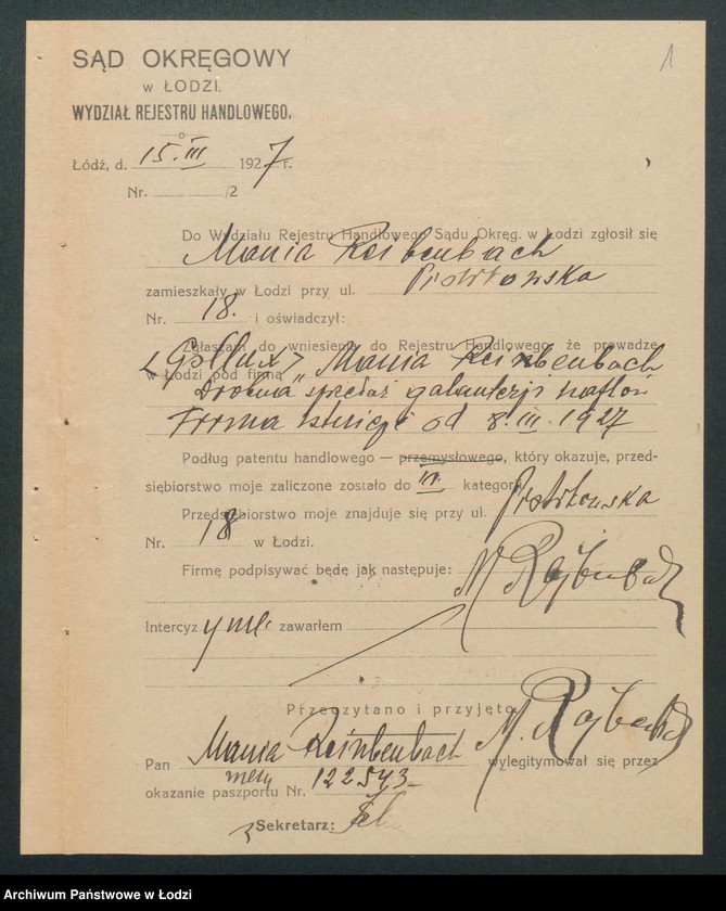 Obraz 3 z jednostki "Gollux – Mania Reibenbach – drobna sprzedaż galanterii i haftów"