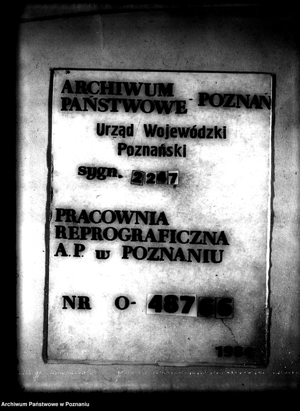 Obraz 1 z jednostki "Parcelacja majątku państwowego Pawłowice"