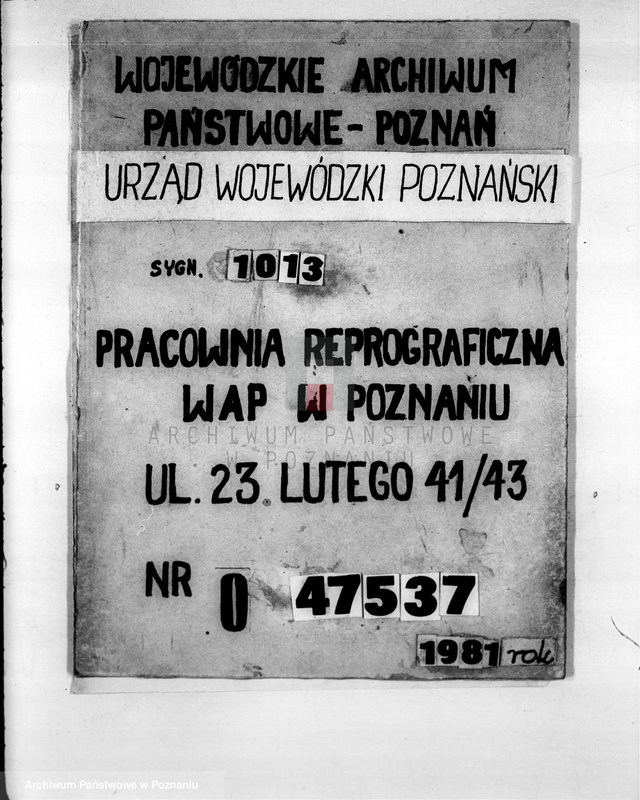 Obraz 1 z jednostki "/Towarzystwo Ogrodu Działkowego i Hodowli Drobnego Inwentarza im. Hetmana Czarnieckiego w Swarzędzu/"