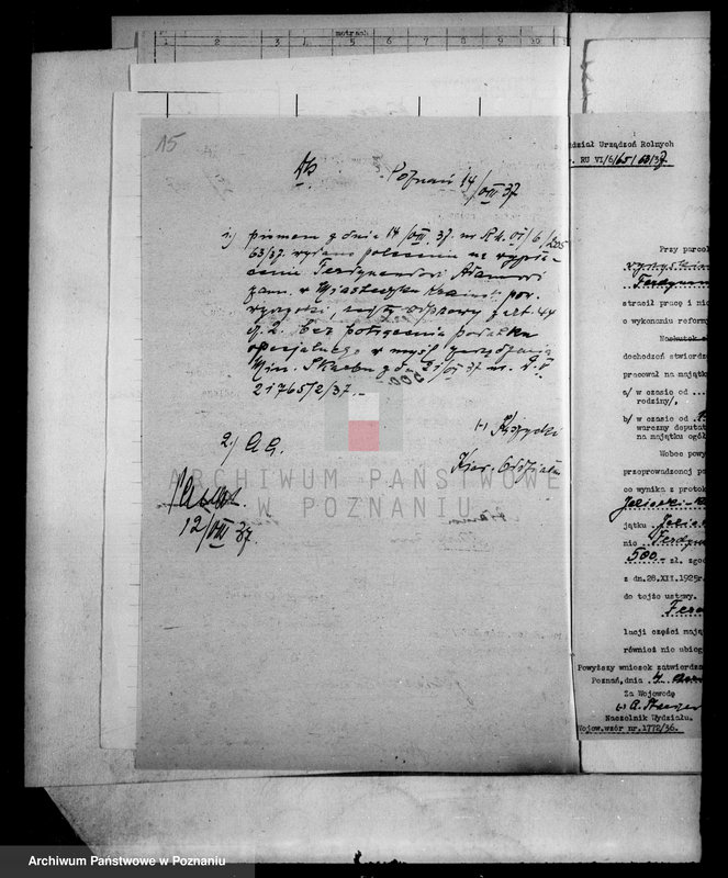 Obraz 19 z jednostki "Jeziorki-Kosztowskie odprawy z art.. 44 ustawy o wykonaniu reformy rolnej"