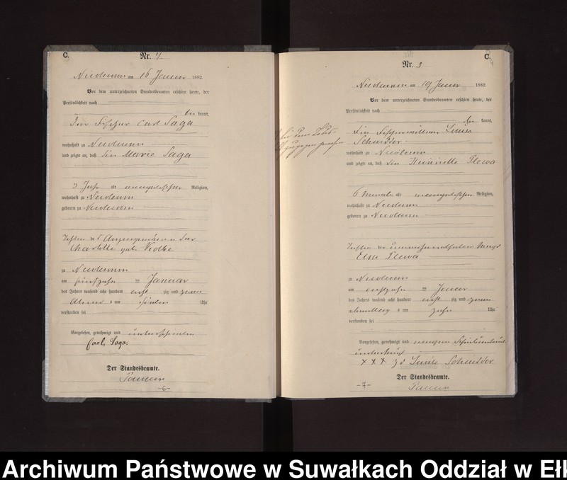 image.from.unit.number "Sterbe-Haupt-Register des Königlich Preussischen Standes-Amtes Stadt Nicolaiken Kreis Sensburg"