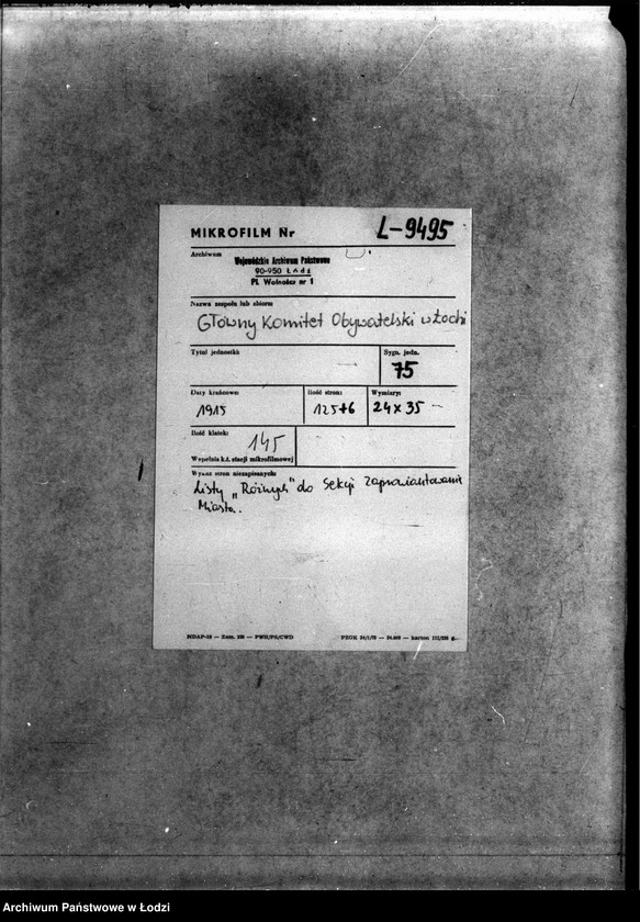 Obraz 2 z jednostki "Korespondencja Sekcji Zaprowiantowania Miasta"